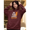 thumbnail image 2 of This Girl Loves Her Welsh Corgi. Hoodie Women -Image by Shutterstock, Female x-Large, 2 of 4
