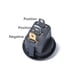 thumbnail image 3 of Monstrate 10 Pieces Plastic Boats Toggle Switch Indicator Switches 12V Accessories Lighting Blue Professional Round Ship Button Light Type2, 3 of 6