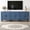 3 Set Blue, variant on LEFHDA Vintage French Style Accent Cabinet with Storage, 30.7" Sideboard Buffet Cabinet with 2 Floral Carved Doors & Distressed Design, Hallway, Dining Room, Antique Walnut 1PC