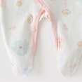 thumbnail image 6 of sdbrld Preemie Sleepers Newborn Boys Fall Winter Long Sleeved Romper Pajamas Sizes 0-24Months Unisex Baby Infant Clothing Pink Sizes 3-6 Months, 6 of 6