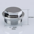 thumbnail image 3 of Greenne G1/2,G3/4,G1\"Air Bleeder & Blank Cap Manual Radiator Air Vent Bleed Plug Valve, 3 of 9