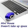thumbnail image 3 of Wireless Mini Mouse, Blue, 1000 DPI, USB Receiver, Smooth Surface, Easy to Carry, 3 of 5