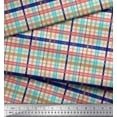 thumbnail image 3 of Soimoi Cotton Duck Fabric Plaid Check Print Fabric by The Yard 42 Inch Wide, 3 of 3