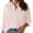 Pink, variant on Button Down Shirt Long Sleeve Shirts Cotton Striped Button Down Shirt For Women Little Oversized Blouses Dress Shirts Work Tops Blouses for Women Dressy Casual Shirts for Women Black M