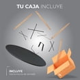 thumbnail image 4 of Mesa de Comedor Redonda de Madera Diseño Minimalista Estilo Eames Shell - Mesa Desayunador Circular con Estructura Metalica Ideal para Interiores Capacidad 4 Sillas 80 cm, 4 of 5