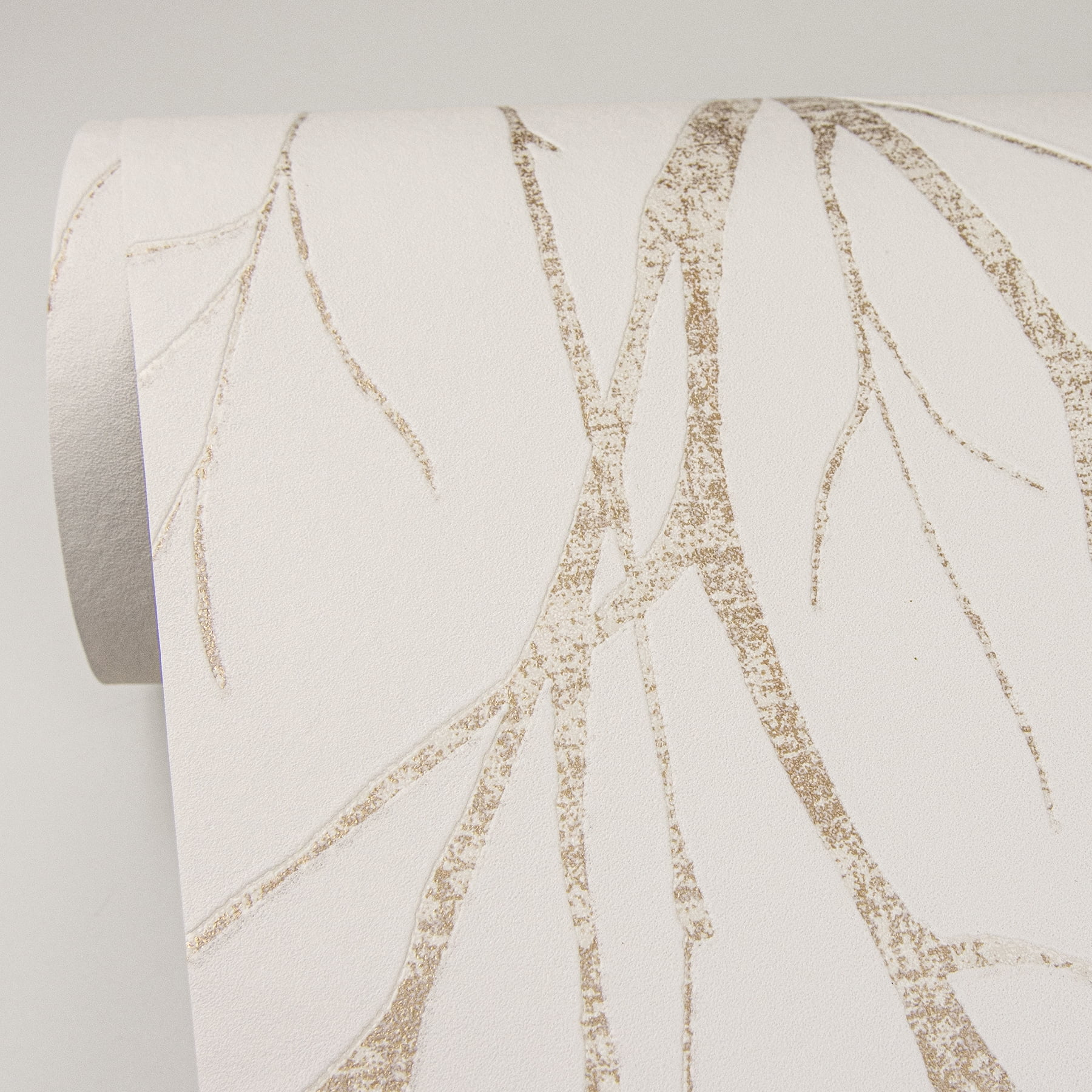 Advantage Diani Gold Metallic Tree Wallpaper