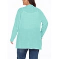 thumbnail image 5 of Cueply Women's Plus Size Cardigan Long Sleeve Lightweight Sheer Open Front Knited Cardigan 1X-4X, 5 of 6