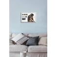 thumbnail image 4 of Cat Meow Metal Tin Sign All Visitors Must Be Approved Plate Decor A House is Not A Home Funny Animal Wall Art Cat Signs For Home Office Cafes Club Pub Sign Gift 5.5x8 Inches, 4 of 7