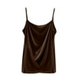 thumbnail image 1 of AherBiu Womens Tank Tops Loose Solid Color Basic Camisole Soft Comfy Summer Spaghetti Straps Pajams Homewear, 1 of 6