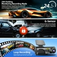 thumbnail image 2 of Dash Cam Front, 1080P Full HD Dash Camera for Cars with Free 64GB SD Card, 130°Wide Angle, Night Vision, 24H Parking Monitor, Loop Recording, WiFi & APP Control, WiFi Dash Cam for Cars, 2 of 6