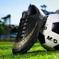 thumbnail image 3 of VividVelocity Boys Girls Soccer Cleats for Kids Football Shoes High Top Training Youth Football Cleats Outdoor/Indoor Athletic Turf Shoes, 3 of 6