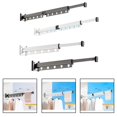 thumbnail image 5 of Lierteer Extendable Clothes Hanger Indoor Retractable Cloth Drying Rack Space Saving Home Laundry Clothesline Wall Mount Clothing Rack Grey 59cm, 5 of 7