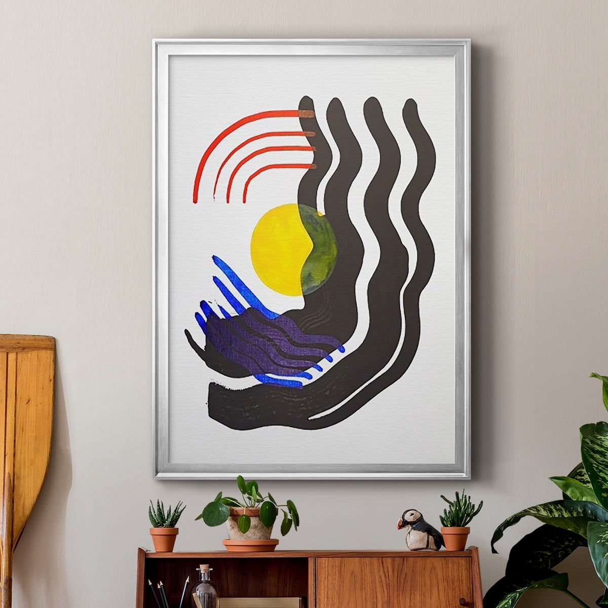Shifting III Premium Framed Print, in Gold, Black, or Silver - Ready to Hang