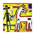 thumbnail image 1 of Cowboy and His Horse - Canvas, 1 of 10