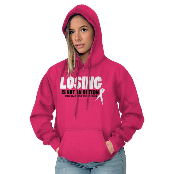 Losing Not Option Cure Will Be Found Hoodie Sweatshirt Women Brisco Brands S