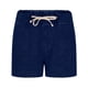 thumbnail image 3 of Pantalones cortos de mezclilla for mujer de talle alto con cordón elástico en la cintura elástica de moda Jorts de mezclilla pantalones cortos de verano, 3 of 7
