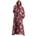 thumbnail image 4 of Wehilion Extra Long Wearable Blanket Hoodie for Women Men Adults Oversized Hooded Blanket Sweatshirt, Super Soft Warm Comfortable Giant Wearable Blanket Hoodie with Big Pocket, 4 of 5