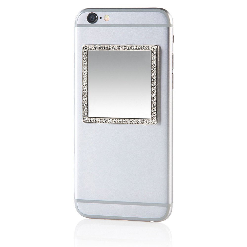 iDecoz Phone Mirror / Reusable Unbreakable Real Mirror Sticks to ALL