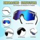 thumbnail image 3 of Kids Polarized Cycling Sunglasses, UV400 Protection Adjustable Windproof Goggles Children Sport Sunglasses For Boys and Girls-Yvan, 3 of 5