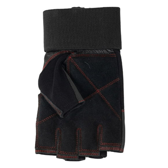 GoZone PRO Weight Gloves – Wrist Wrap Style – S/M – Black/Red, With foam padding