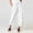 White, variant on Azrian Pants for Women,Womens Plus Size Pants Casual Loose Solid Color Pockets Elastic Waist Comfortable Ankle-Length Trousers Pant