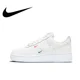 thumbnail image 3 of Zapatillas Nike originales Air Force 1 07 de caña baja, cómodas y casuales para exteriores, color negro, blanco y rojo, 3 of 5