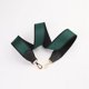 thumbnail image 2 of Correa de hombro de lona Vertigo negra/Vert de 2" de ancho y cuero Togo para bolso de marca, accesorios para bolsos de mujer, 2 of 5