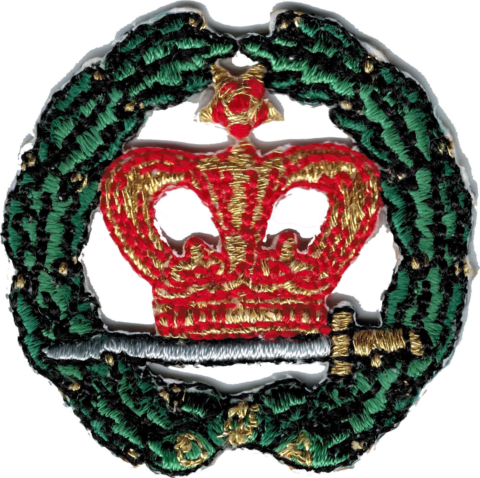 Order of the Amaranth Symbol Wreath CutOut IronOn Patch [1.5