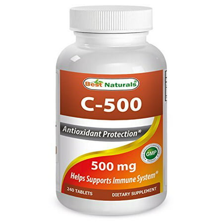 Best Naturals, de la vitamine C-500 libération prolongée avec églantier, 500 mg, 240 comprimés
