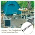 thumbnail image 3 of Raindrops Stove Pipe Silver For Campers Outdoor Adventure 1Set 16.7X3X3In, 3 of 8