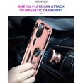 thumbnail image 3 of Grade Drop Impact for Samsung Galaxy S20 FE Case Galaxy S20 FE 5G Case 360 Metal Rotating Ring Kickstand Holder  Heavy Duty Shockproof Case for Galaxy S20 FE Phone Case (Rose Gold), 3 of 17