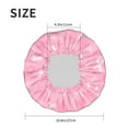 thumbnail image 6 of Balery Breast Cancer Awareness Shower Caps, Double Layer Waterproof Shower Cap, Double Layers Reusable Shower Cap With Soft Comfortable For Long Thick Hair Soft Bath Shower Hair Caps, 6 of 9