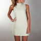 thumbnail image 2 of Vestido corto informal sin mangas para mujer, ajustado, recto y con cuello alto, 2 of 9