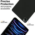 thumbnail image 4 of Allytechgroup iPad Pro 13 Inch M4 Case 2024, Ultra Slim Thin Lightweight Soft Silicone Back Shell Bumper Shockproof Protective Case Cover for Apple iPad Pro 13 Inch M4 2024, Black, 4 of 9