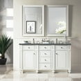 thumbnail image 4 of James Martin Vanities 157-V60d-3Pbl Bristol 60" Double Basin Walnut Wood Vanity Set -, 4 of 4