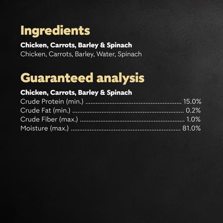 CESAR SIMPLY CRAFTED CHICKEN, CARROTS, BARLEY & SPINACH WET DOG FOOD MEAL TOPPER, 1.3 OZ TUB