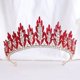 thumbnail image 3 of Zhuge Tiara de boda para novia, diadema de princesa, corona nupcial, joyería para el cabello con diamantes de imitación de cristal, decoración para novia, cumpleaños, graduación, boda (azul), 3 of 4