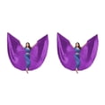 thumbnail image 1 of Injueey Belly Dance Wing Disfraces Adultos Fiestas Profesionales Espectáculos Accesorios Type7 NO7, 1 of 6