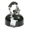 Mainstays 2.5Liter Whistling Tea Kettle, Stainless Steel Black