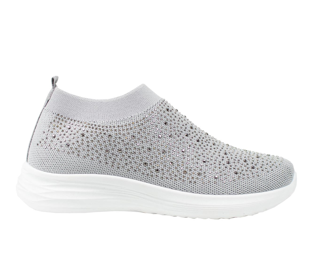 Alexis Bendel Women's Adult Comfort Embellished Knit Sneaker
