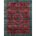 thumbnail image 1 of Ahgly Company Machine Washable Indoor Rectangle Abstract Cranberry Red Area Rugs, 2' x 3', 1 of 7