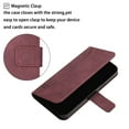 thumbnail image 2 of Allytechgroup for Samsung Galaxy A16 5G Wallet Case, Premium PU Leather Folio RFID Blocking with Card Slot Wrist Strap Magnetic Closure Built-in Kickstand Protective Case for Women Men, Winered, 2 of 6