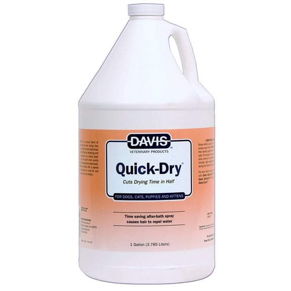 Davis Quick Dry Refill for Dogs, Casts, Puppies and Kittens | Gallon