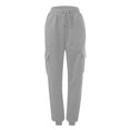 thumbnail image 3 of ZZHZGZ Sweatpants for Men Men's Hiking Pants Winter Lined Insulated Softshell Ski Pant L, 3 of 5