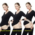 thumbnail image 4 of kusrkot Maternity Belt Waist Back Abdomen Black Adjustable Relax The Back XXL XXL 100-130cm, 4 of 5