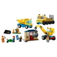 thumbnail image 3 of Set LEGO City Camiones de Construcción y Grúa con Bola de Demolición 60391, 3 of 4