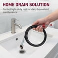 thumbnail image 2 of Drain Snake 75 Feet, Plumbing Snake Drain Hair Clog Removal Tool, Sink Unclogger Drain Cleaner Tool for Bathroom Kitchen Tub Shower Drain Clog Remover,Flexible Grabber Claw Pick Up Reacher, 2 of 7