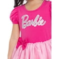 thumbnail image 5 of Barbie Toddler Girls Cosplay Tutu Dress with Puff Sleeves, Sizes 12M-5T, 5 of 8