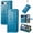 Blue, variant on Decase Cute Wallet Case for iPhone 16e,Cartoon Cat Dog Style Flip Phone Shell with Credit Cards Slot & Stand Shockproof Magnetic Closure Protective Cover Case for iPhone 16e,Rosegold