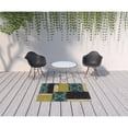 thumbnail image 4 of 4' X 6' Brown Geometric Stain Resistant Indoor Outdoor Area Rug - 6' x 7', 4 of 4